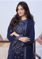 BIN KHALID Shehnai Formal Chiffon Embroidered Semi-Stitched 3pcs - Jotey