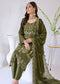 Zahikah By Bin Hameed Luxury Embroidered Chiffon Untitched 3pcs