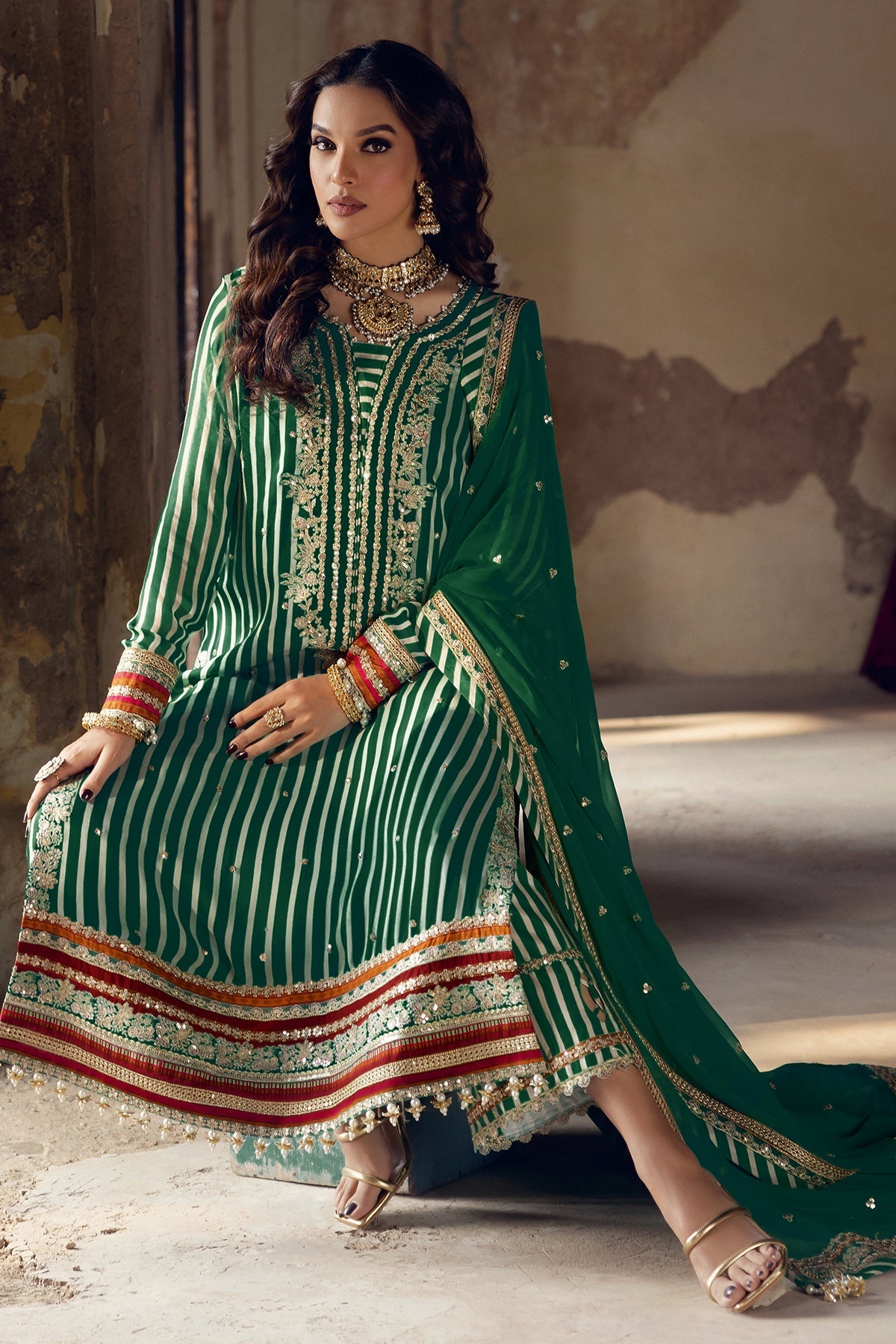 Vasal By Charizma Embroidered Luxury Chiffon Vol-03 Unstitched 3pcs