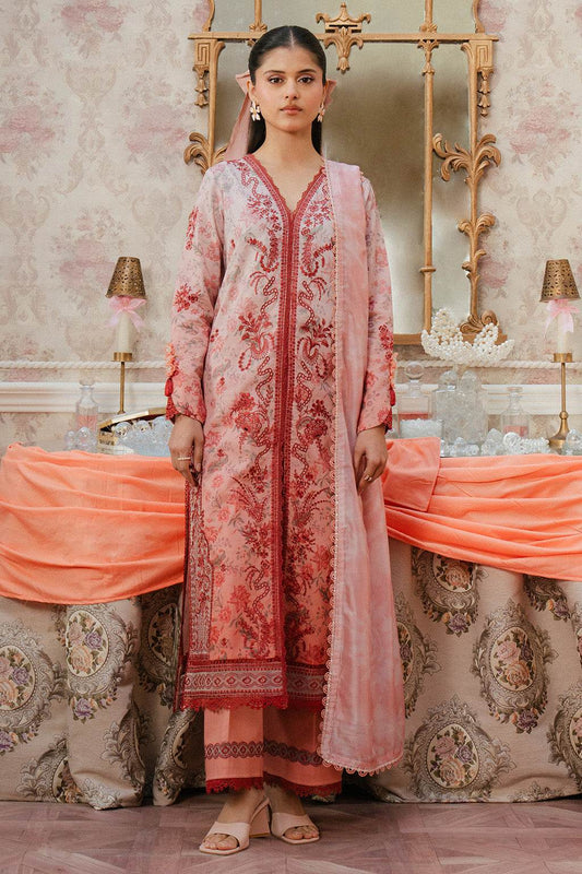 Armelia By Ayzel Printed Lawn Unstitched 3pcs - Jotey