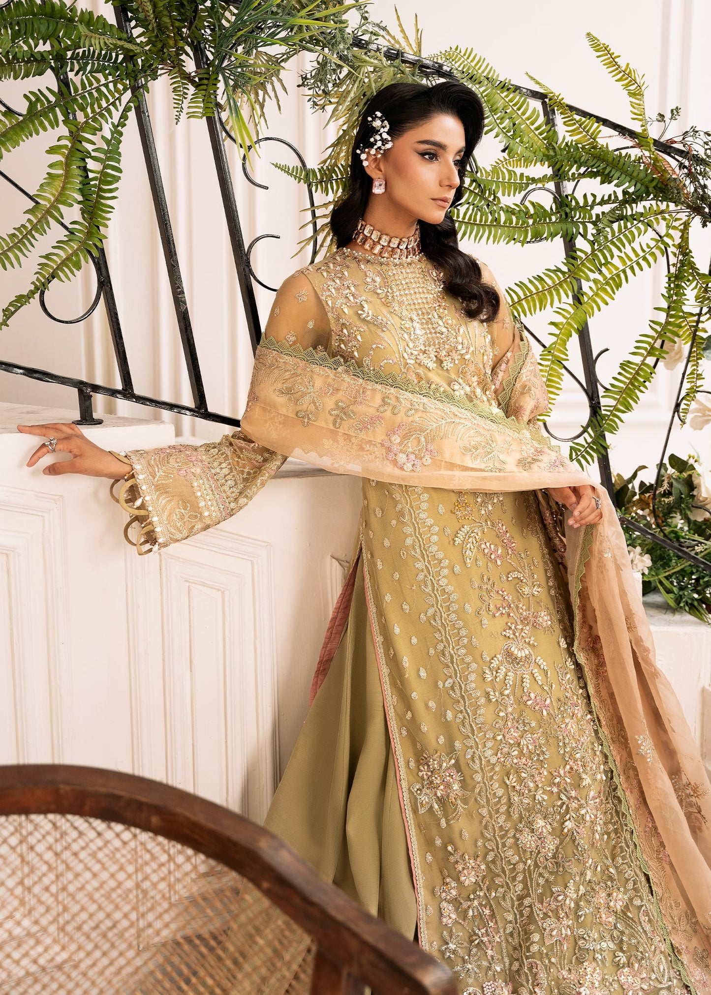 INAYAT Luxury Wedding Formals Unstitched 3pcs