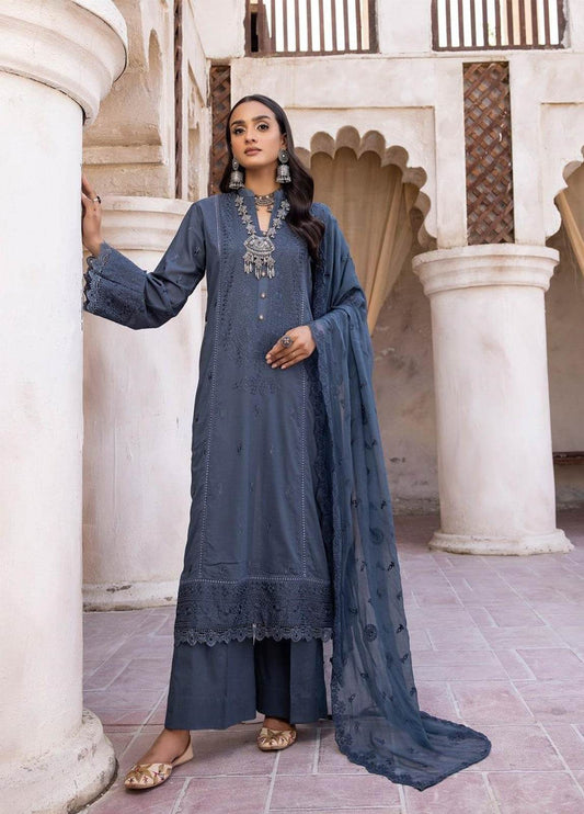 KHOOBSURAT Aventus Swiss Unstitched 3pcs - Jotey