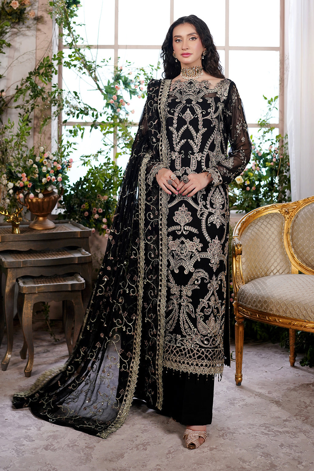 Aarzu Luxury Embroidered Vol-03 Unstitched 3Pcs