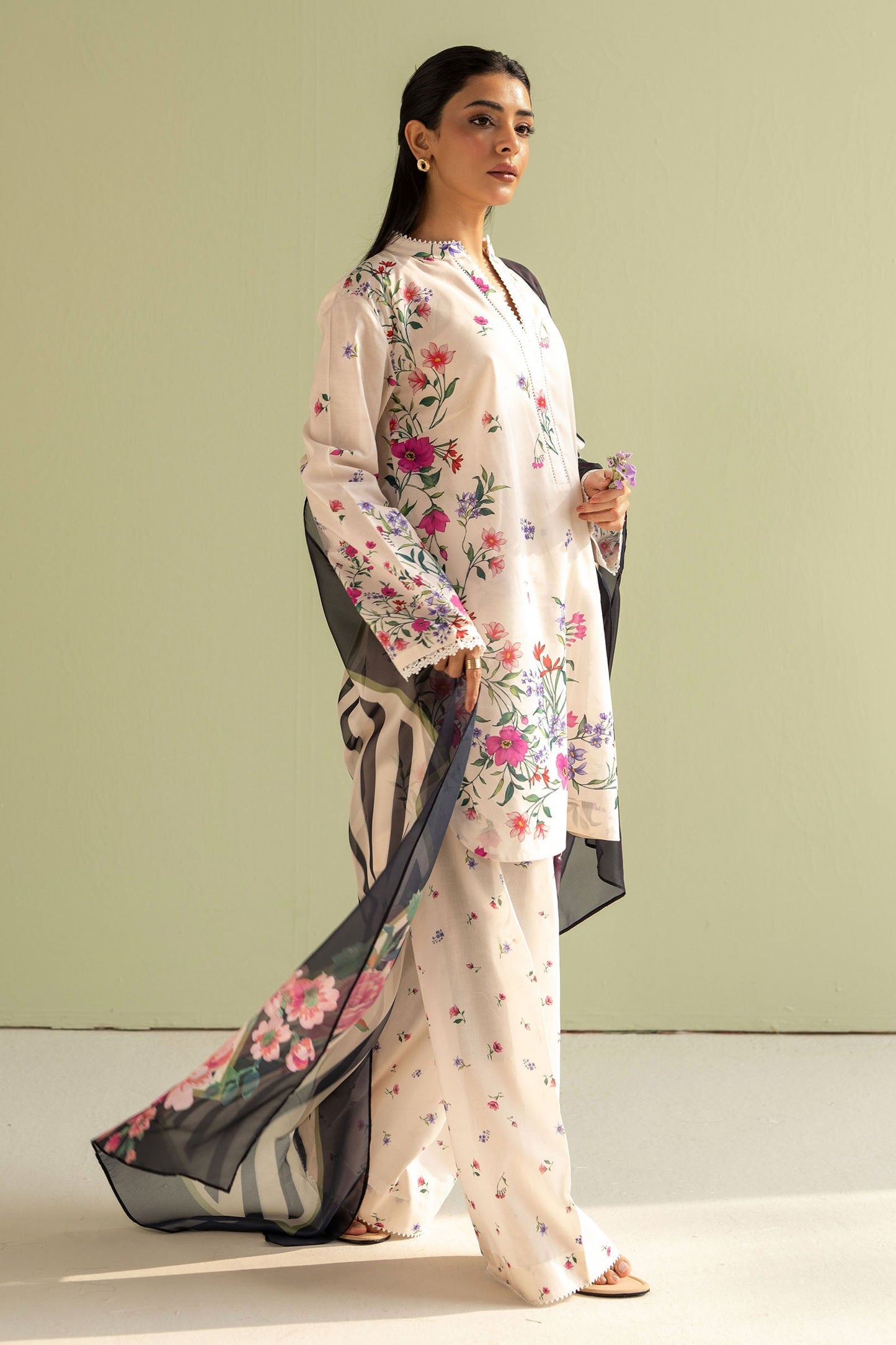 Coco By Zara Shahjahan Digital Printed Lawn Unstitched 3pcs