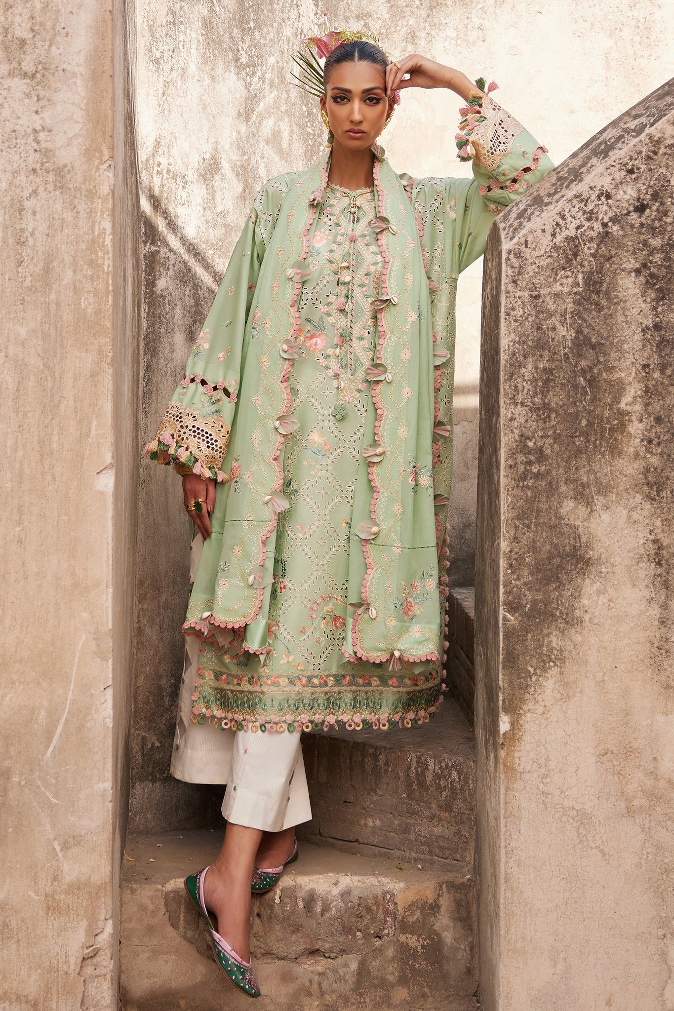 Elan Embroidered Lawn Unstitched 3pcs