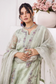 ZA Clothes MUZAYYAN Embroidered Organza Ready to wear 3pcs
