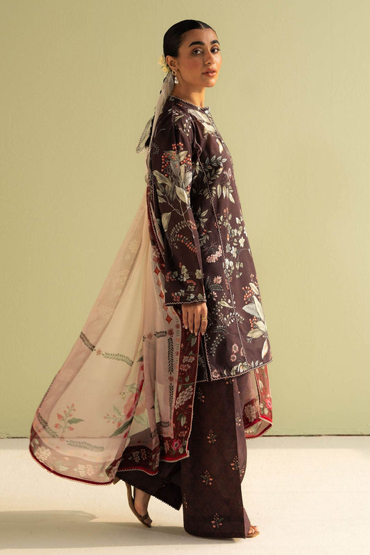 Coco By Zara Shahjahan Digital Printed Lawn Unstitched 3pcs - Jotey