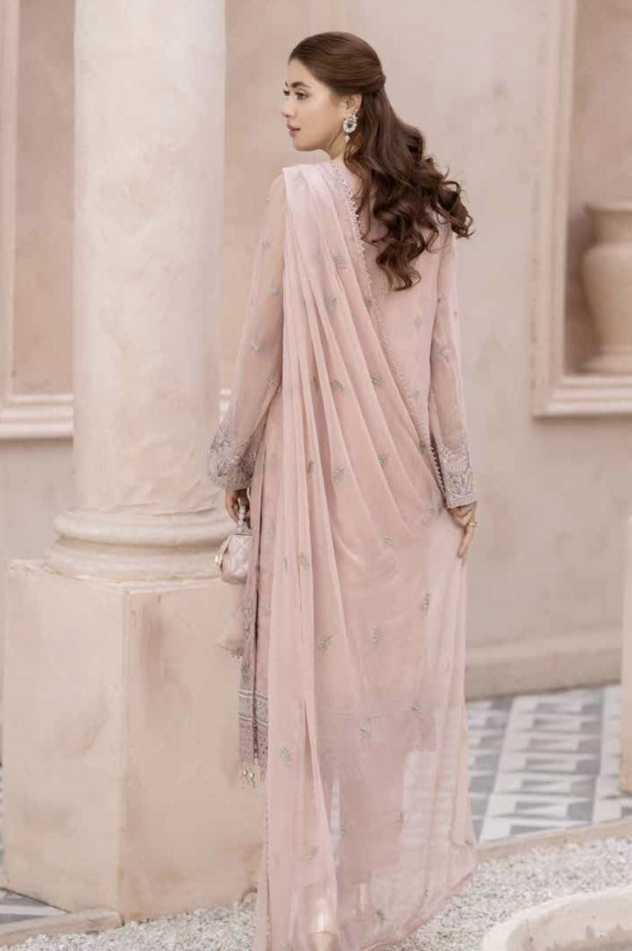 Maisa By Noors  Semi Stitched Luxury 3pcs