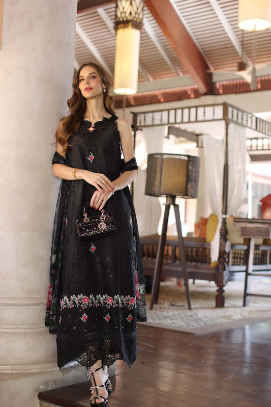 Noor By Saadia Asad Eid Luxury Handwork Laserkari'25 Unstitched 3pcs