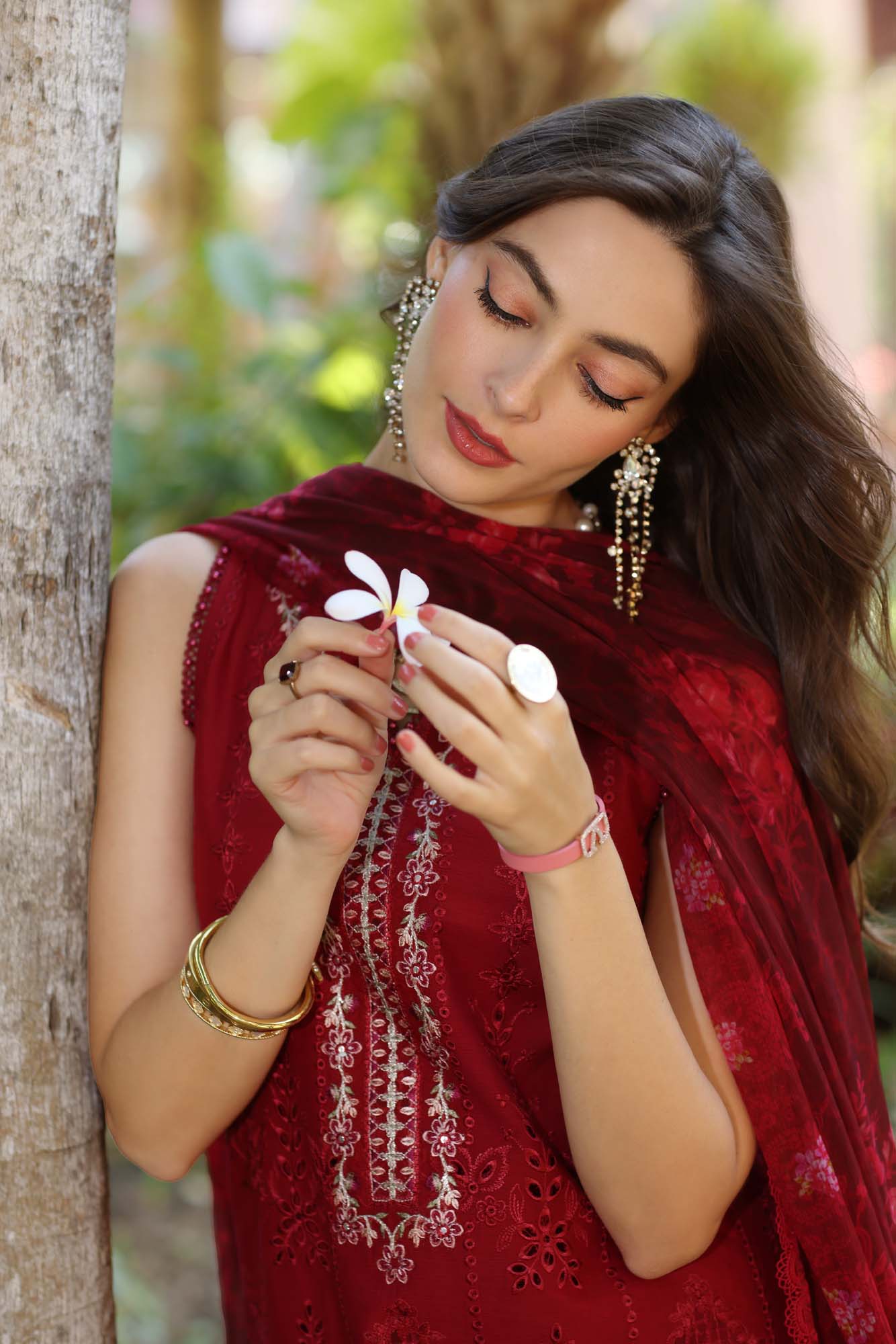 Noor By Saadia Asad Eid Luxury Handwork Laserkari'25 Unstitched 3pcs