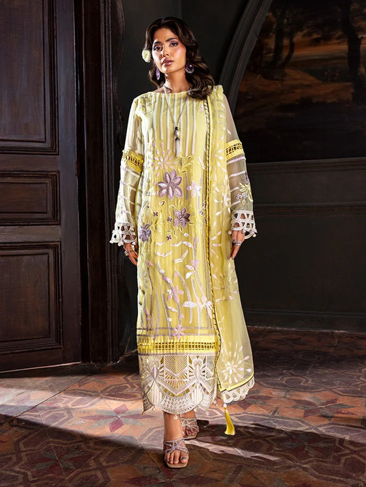 Zebtan Aura Vol-02 Embroidered Chiffon Unstitched 3pcs