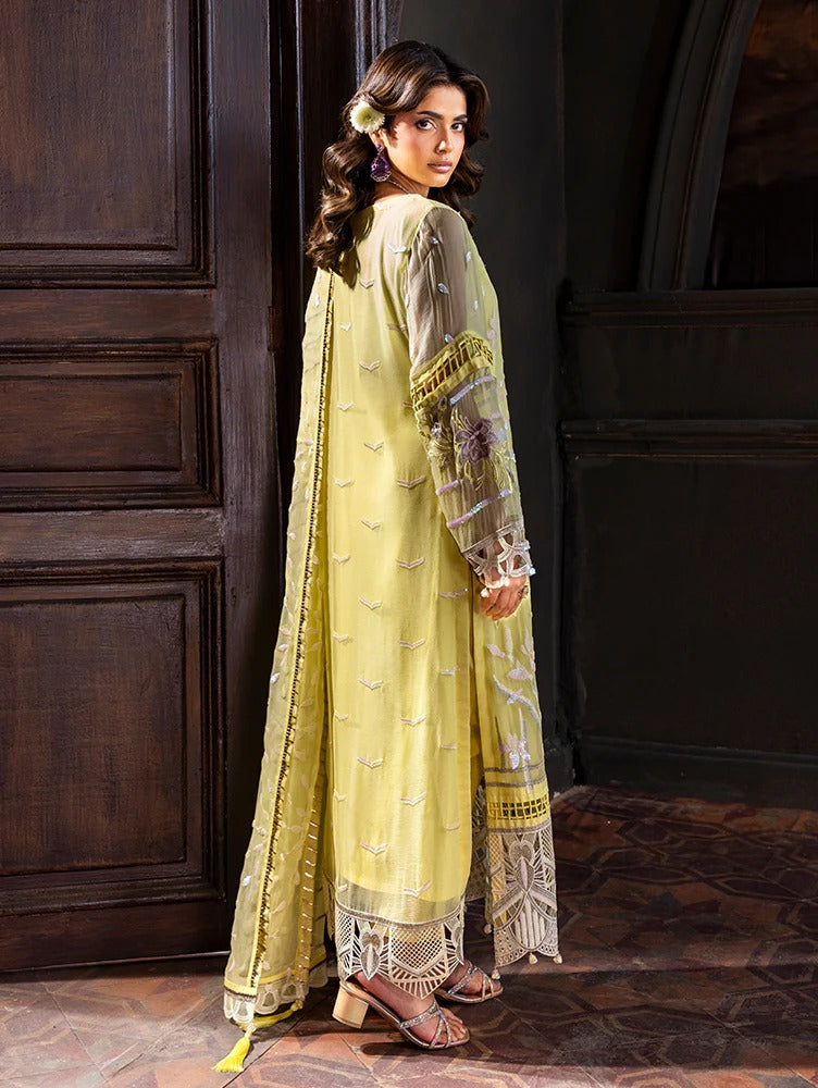 Zebtan Aura Vol-02 Embroidered Chiffon Unstitched 3pcs