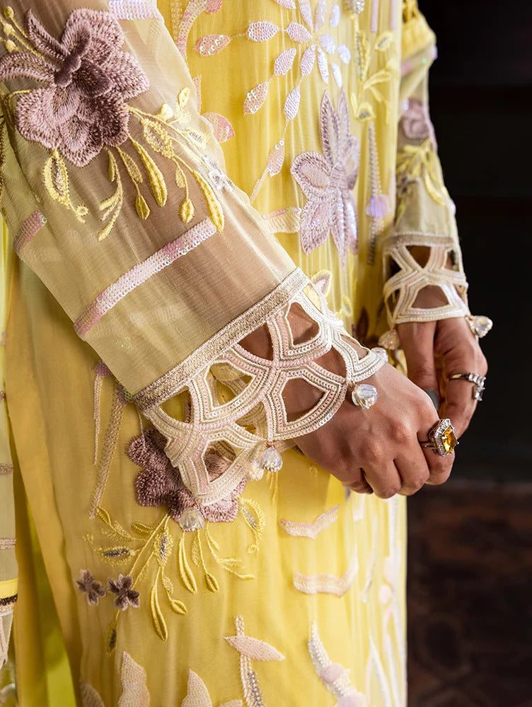 Zebtan Aura Vol-02 Embroidered Chiffon Unstitched 3pcs