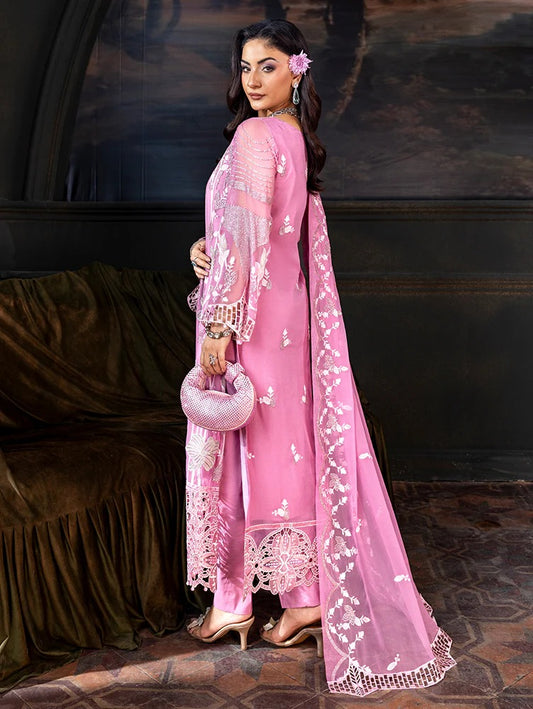 Zebtan Aura Vol-02 Embroidered Chiffon Unstitched 3pcs