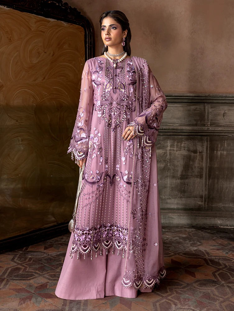 Zebtan Aura Vol-02 Embroidered Chiffon Unstitched 3pcs