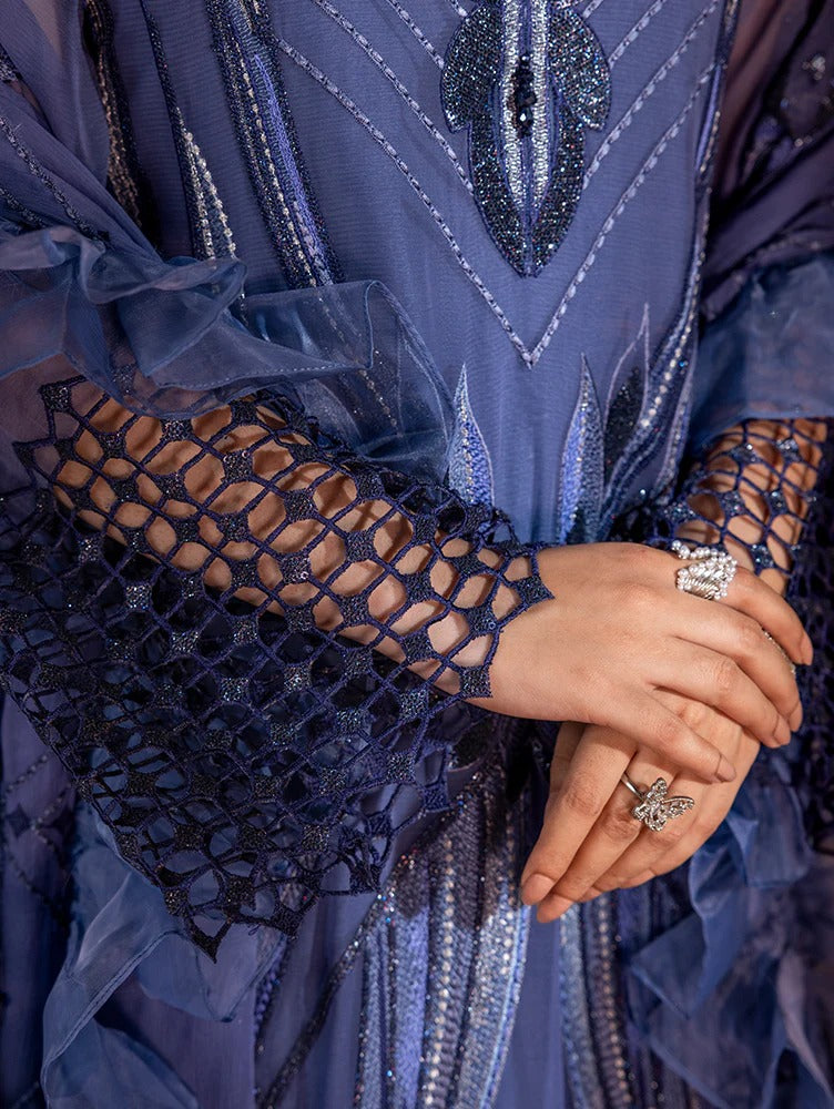 Zebtan Aura Vol-02 Embroidered Chiffon Unstitched 3pcs