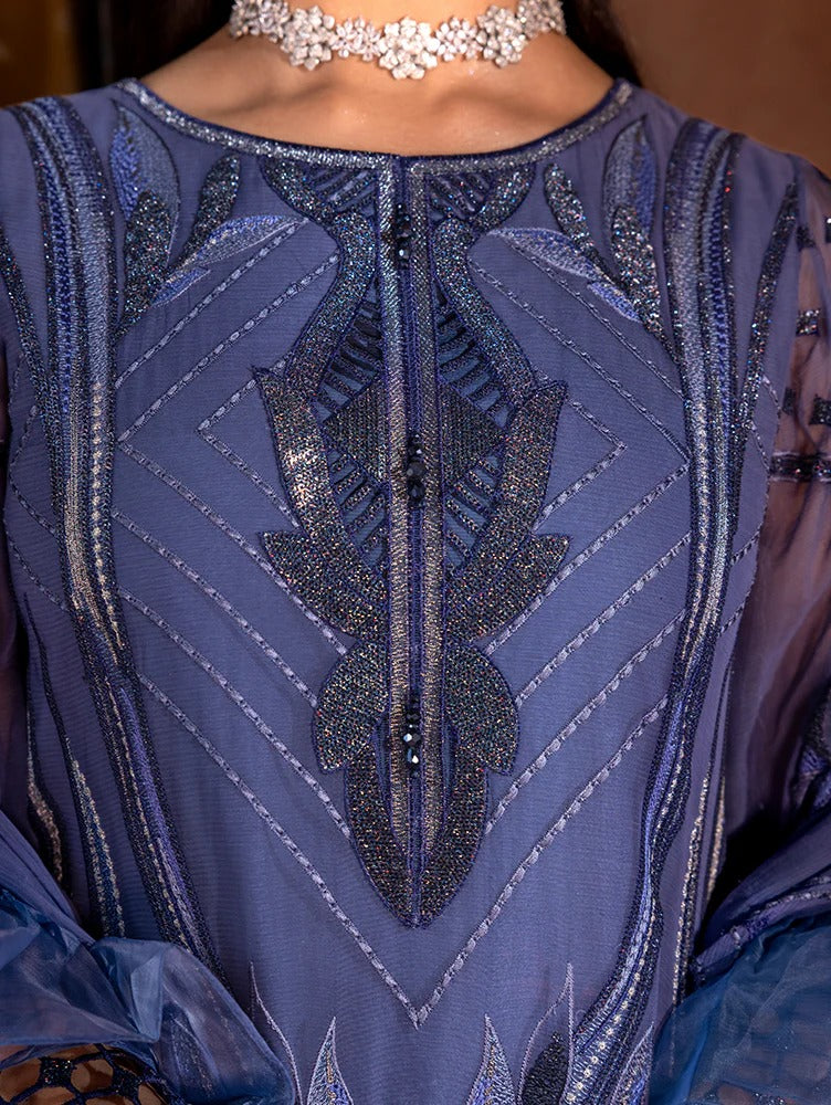 Zebtan Aura Vol-02 Embroidered Chiffon Unstitched 3pcs