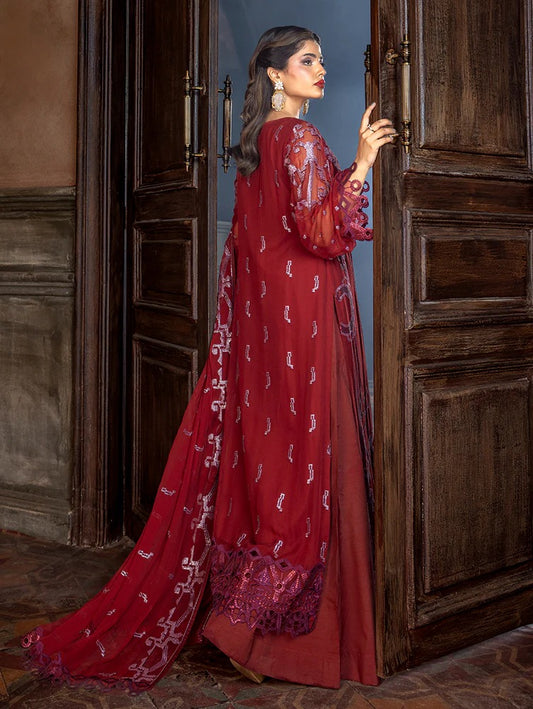 Zebtan Aura Vol-02 Embroidered Chiffon Unstitched 3pcs