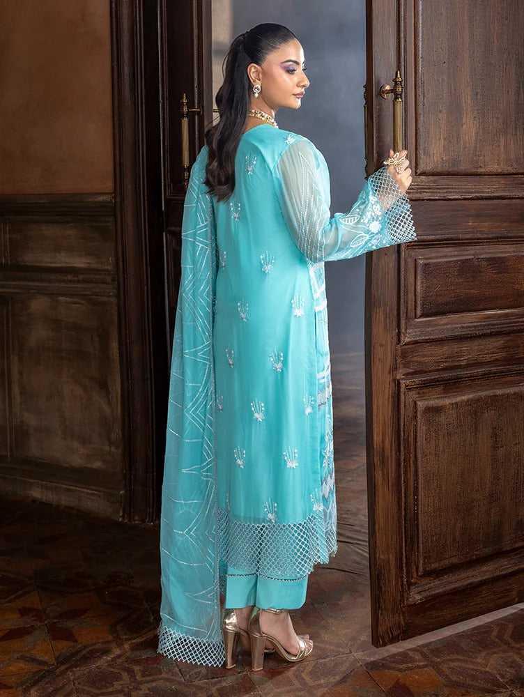Zebtan Aura Vol-02 Embroidered Chiffon Unstitched 3pcs