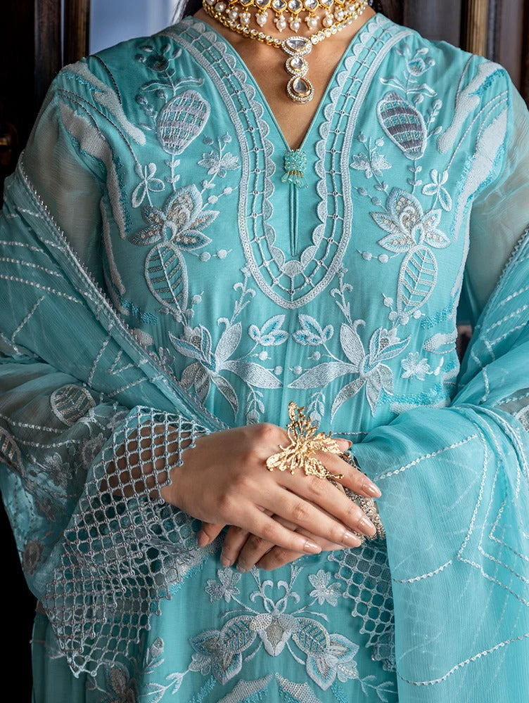 Zebtan Aura Vol-02 Embroidered Chiffon Unstitched 3pcs