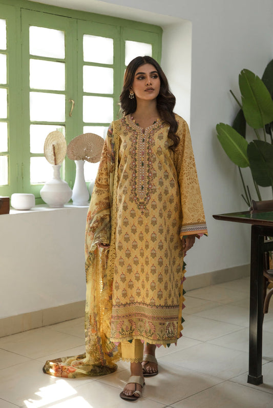 Aabyaan Afsaneh Unstitched Luxury Lawn 3pcs Jotey