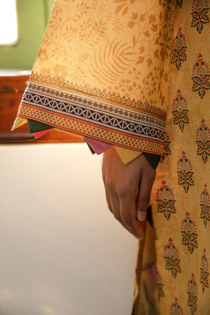 Aabyaan Afsaneh Unstitched Luxury Lawn 3pcs - Jotey