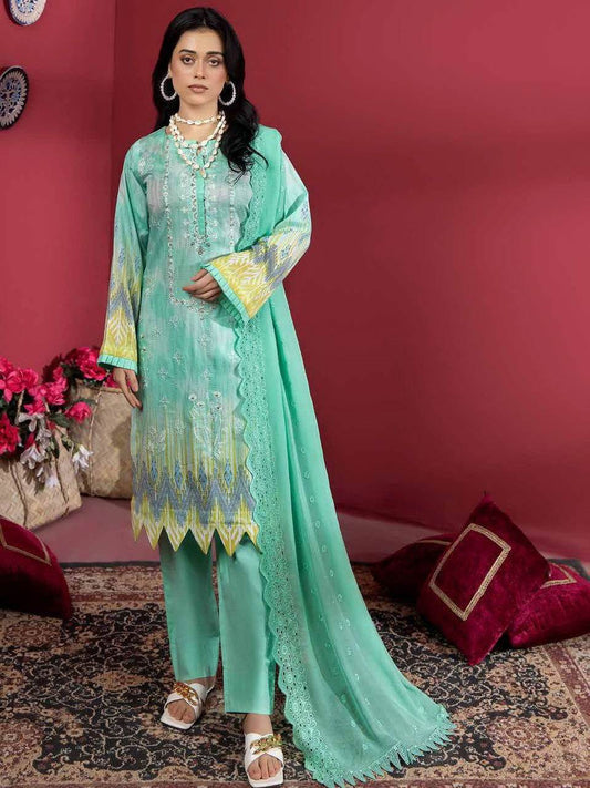 Aafreen by Riaz Arts Printed Embroidered Chikankari Lawn - Jotey