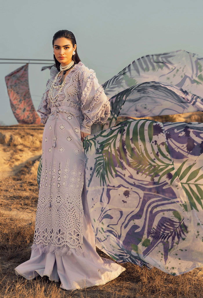 Adans Libas Lawn Eid Edit 24 Embroidered Unstitched 3pcs - Jotey