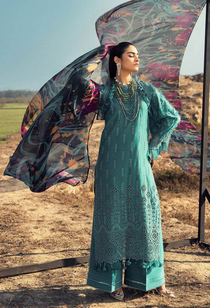 Adans Libas Lawn Eid Edit 24 Embroidered Unstitched 3pcs - Jotey