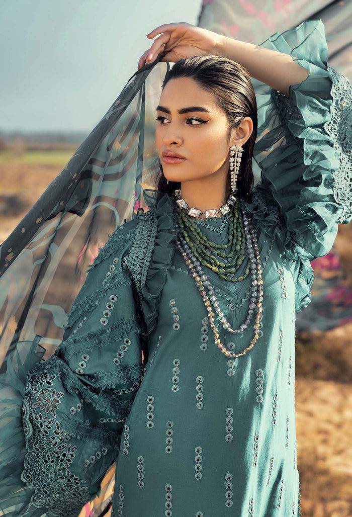 Adans Libas Lawn Eid Edit 24 Embroidered Unstitched 3pcs - Jotey