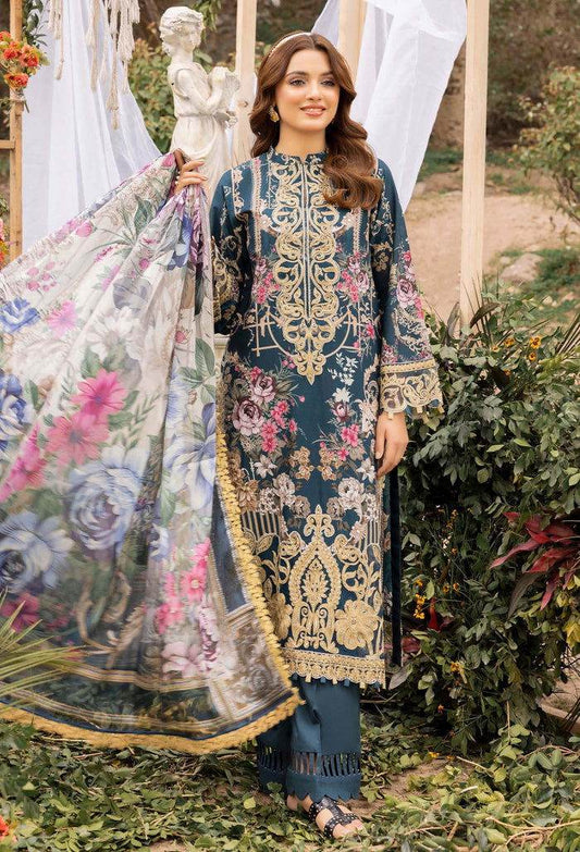 Adans Libas Prints By Nafia Atta Unstitched 3pcs - Jotey
