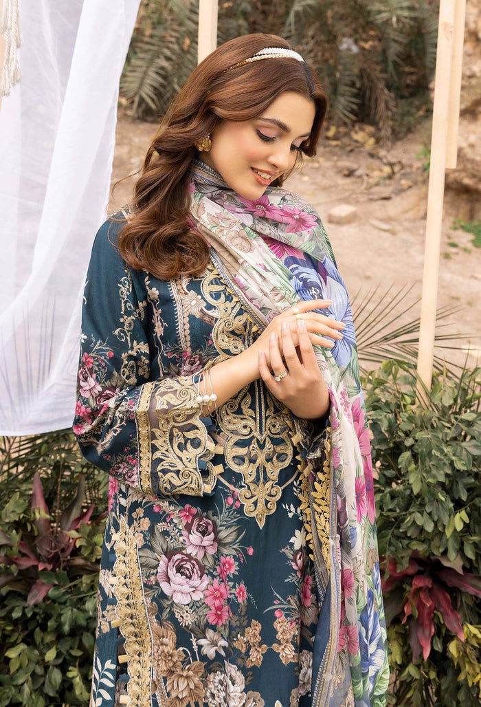 Adans Libas Prints By Nafia Atta Unstitched 3pcs - Jotey