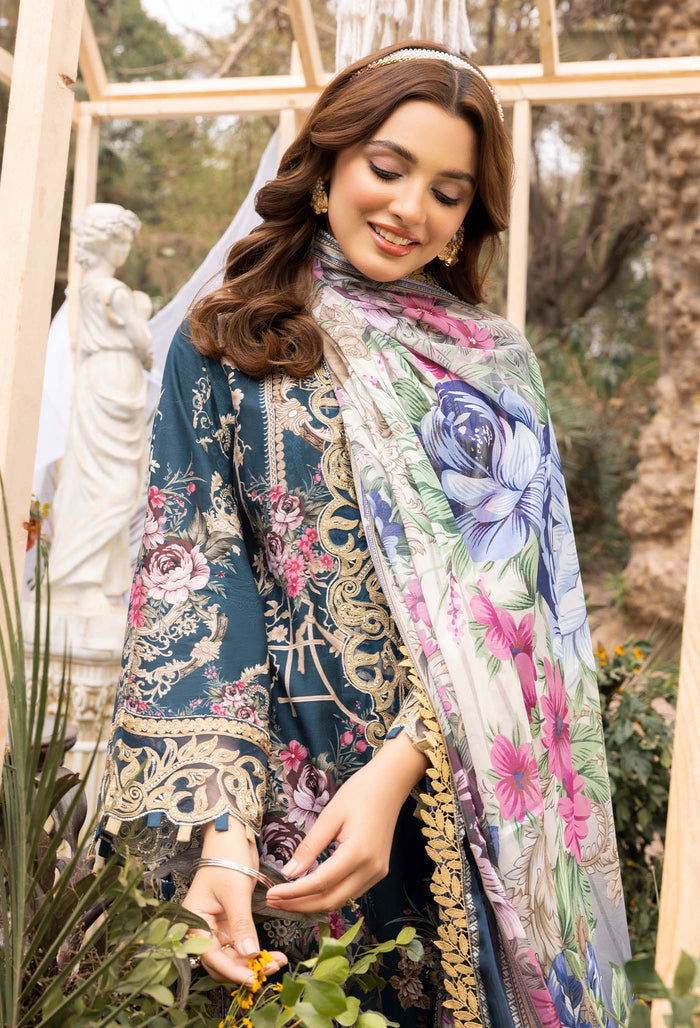 Adans Libas Prints By Nafia Atta Unstitched 3pcs - Jotey