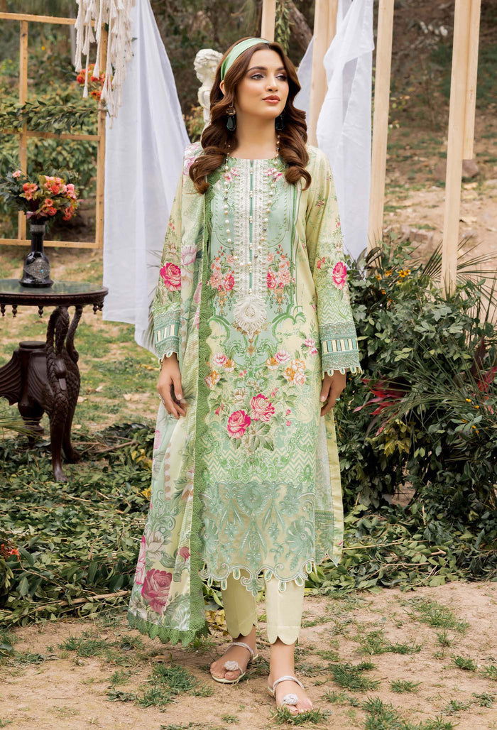 Adans Libas Prints By Nafia Atta Unstitched 3pcs - Jotey
