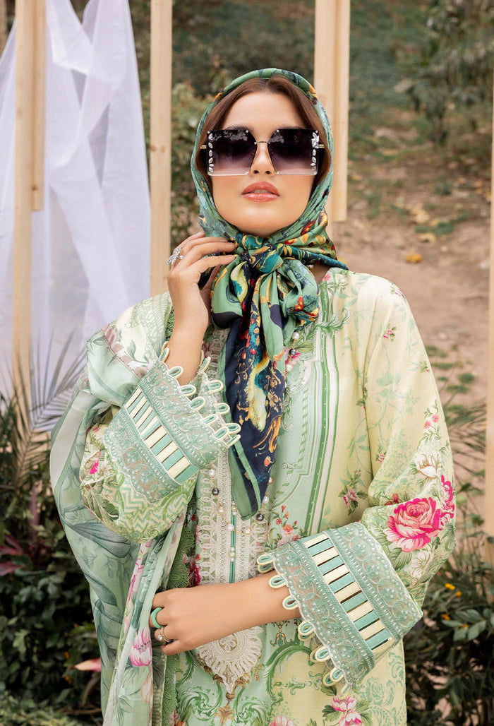 Adans Libas Prints By Nafia Atta Unstitched 3pcs - Jotey