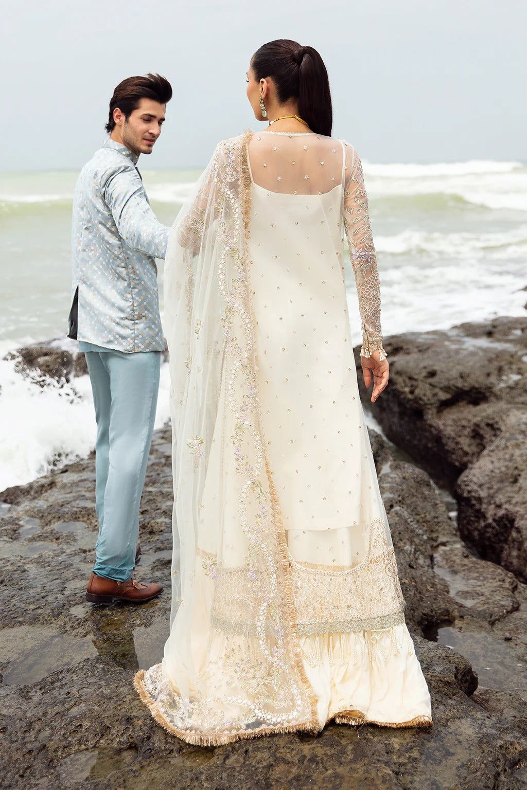 Afrozeh Dastangoi 24 Wedding Formals Unstitched - Jotey