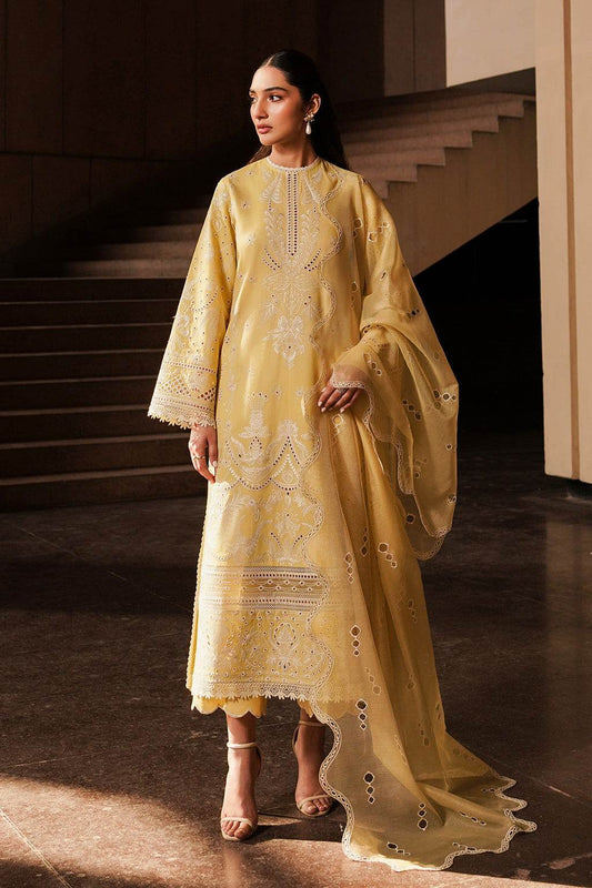 Afrozeh Festive Chikankari Embroidered Unstitched 3pcs - Jotey