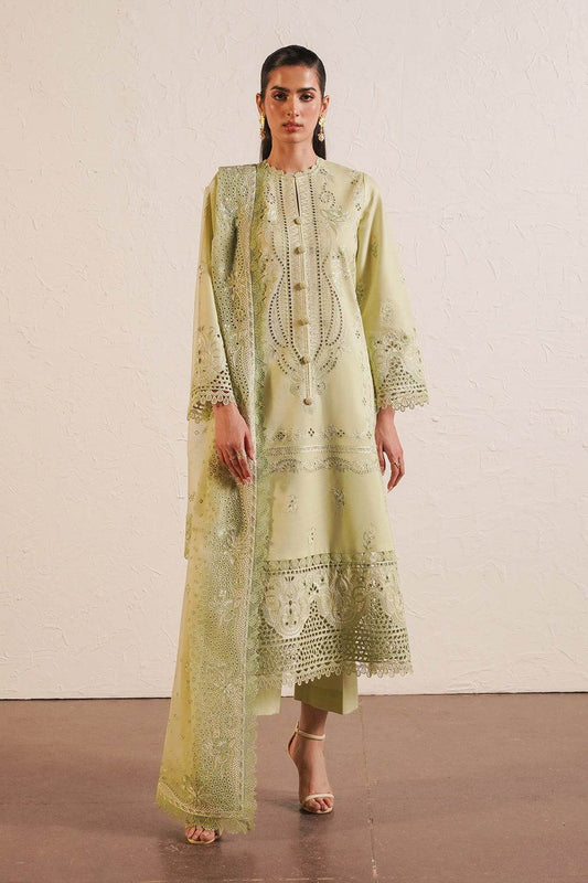 Afrozeh Festive Chikankari Embroidered Unstitched 3pcs - Jotey