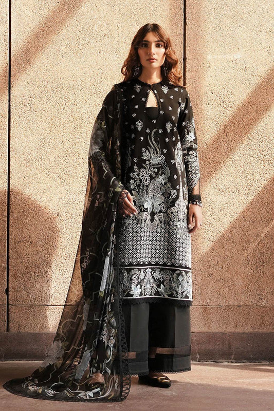 Afrozeh Festive Chikankari Embroidered Unstitched 3pcs - Jotey