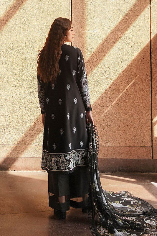 Afrozeh Festive Chikankari Embroidered Unstitched 3pcs - Jotey