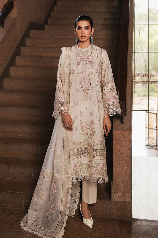 Afrozeh Festive Chikankari Embroidered Unstitched 3pcs - Jotey