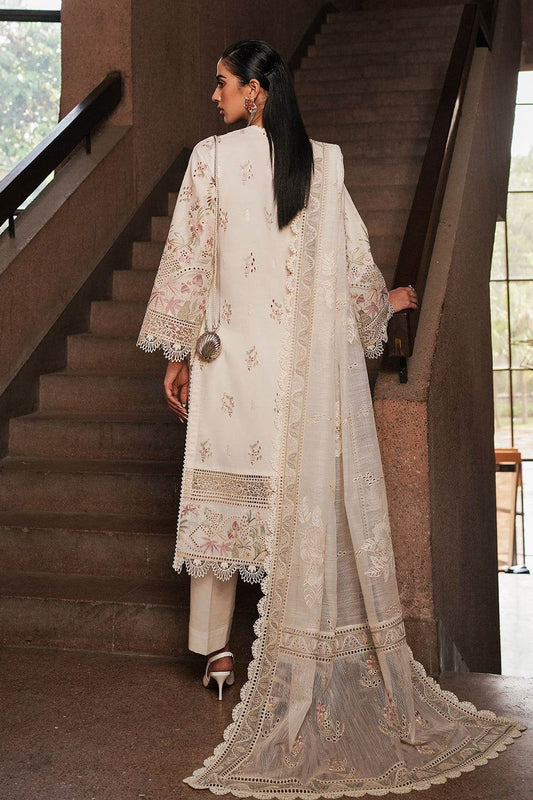 Afrozeh Festive Chikankari Embroidered Unstitched 3pcs - Jotey
