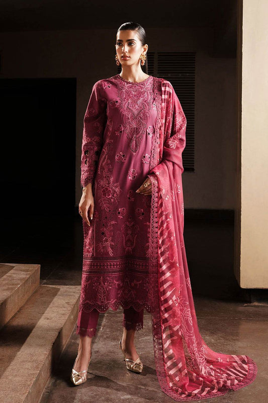 Afrozeh Festive Chikankari Embroidered Unstitched 3pcs - Jotey