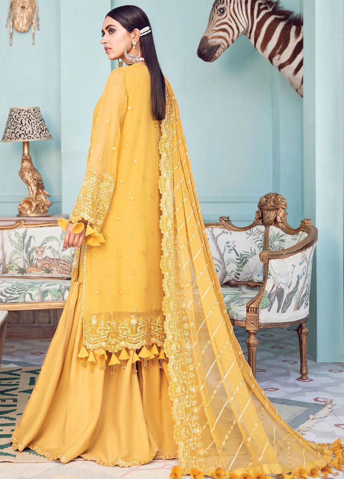 Afrozeh La Fuchsia Luxury Chiffon - Jotey
