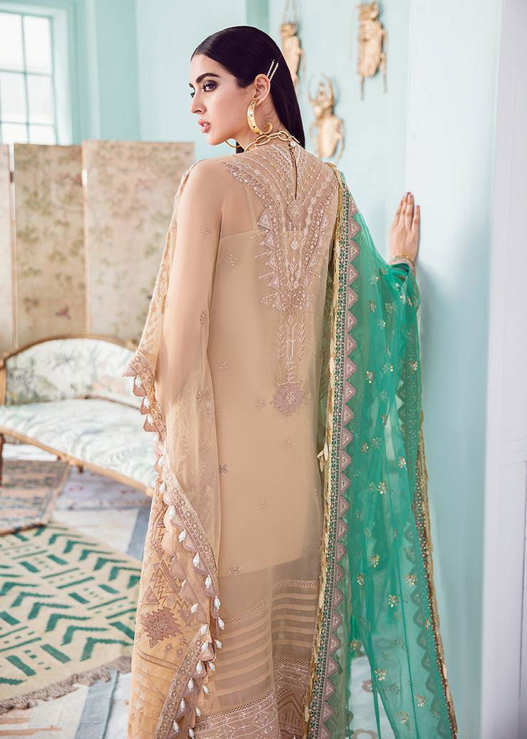 Afrozeh La Fuchsia Luxury Chiffon - Jotey