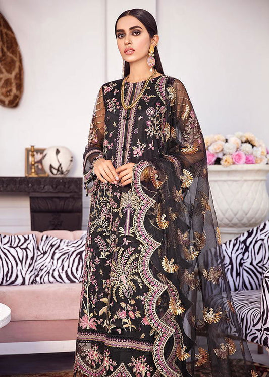Afrozeh La Fuchsia Luxury Chiffon - Jotey