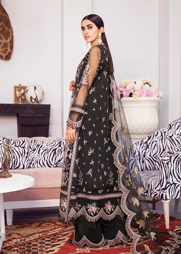 Afrozeh La Fuchsia Luxury Chiffon - Jotey