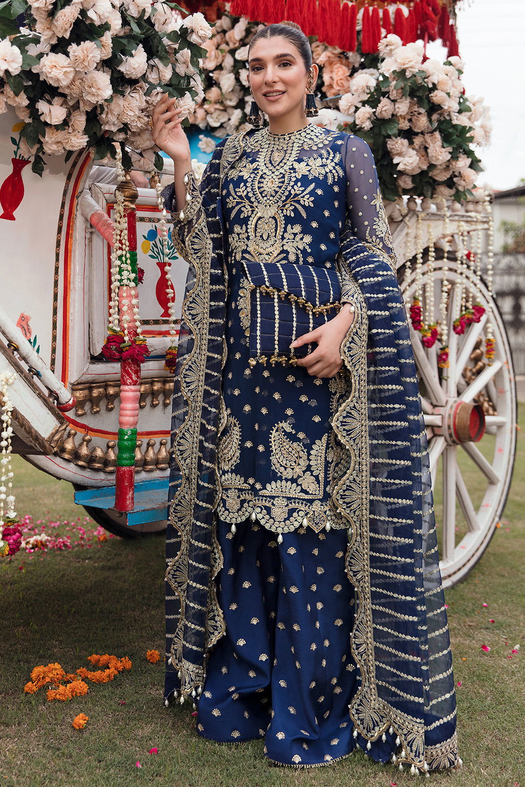 Afrozeh Shehnai Wedding Formals  3pcs - Jotey