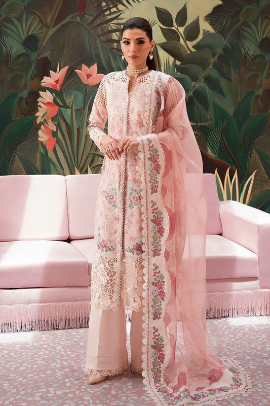 Afrozeh The Painted Garden Unstitched Lawn 3pcs - Jotey