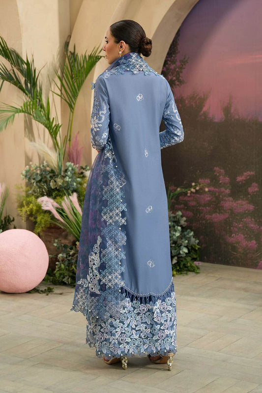 Afrozeh The Painted Garden Unstitched Lawn 3pcs - Jotey
